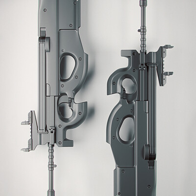 FN P90 I High-poly