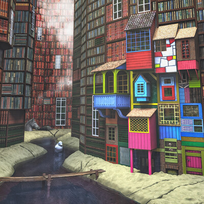 Улица чернил 3d