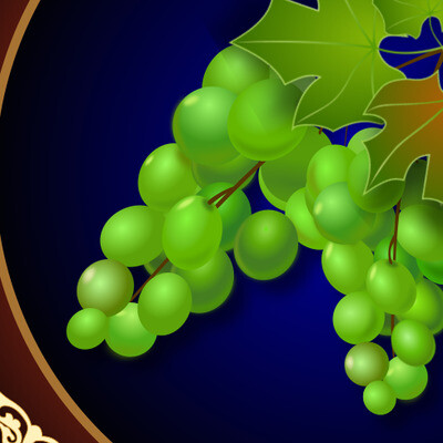 Поднос в векторе. Inkscape 1.3
