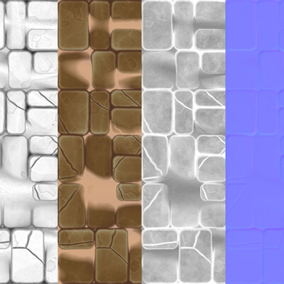 Texture of cobblestone