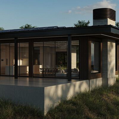 CGI: Mountain house