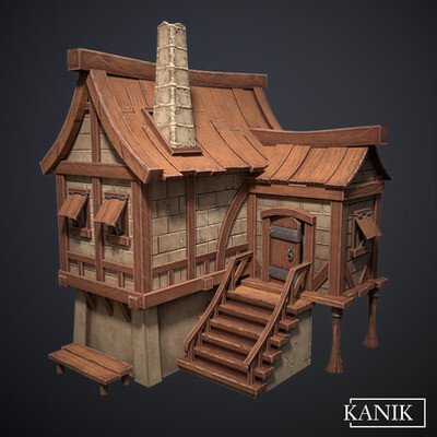 3D HOUSE CARTOON