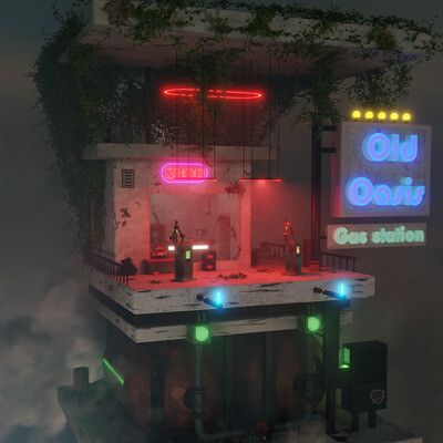 Gas station "Old Oasis"