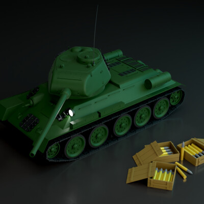 Танк Т34-85