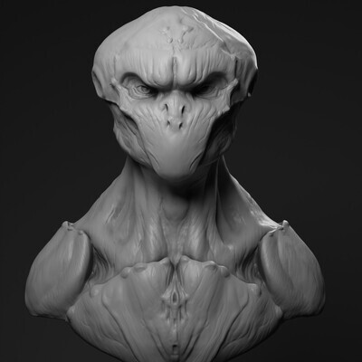 Alien Bust Concept