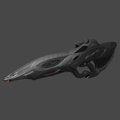 Sci-fi energy assault rifle.
