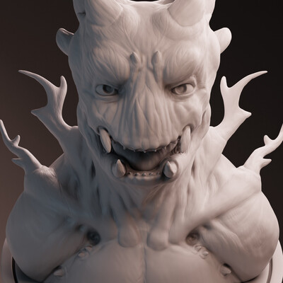 Alien Bust Concept 3