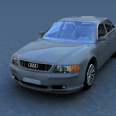 Audi A8 тюннинг неизвестного мастера.