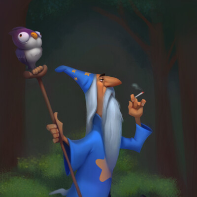 Merlin in a bad mood
