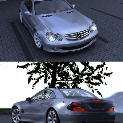 Mercedes Benz SL-class f.v.
