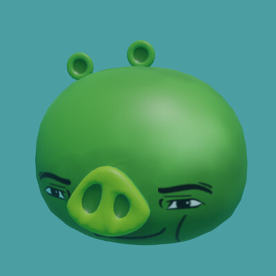 Свинья из Angry Birds Space