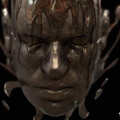 Бронзовая голова (Ipad Nomad Sculpt)