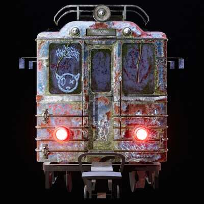 Post-apocalyptic Electric Train 81-710 "EZh-3"