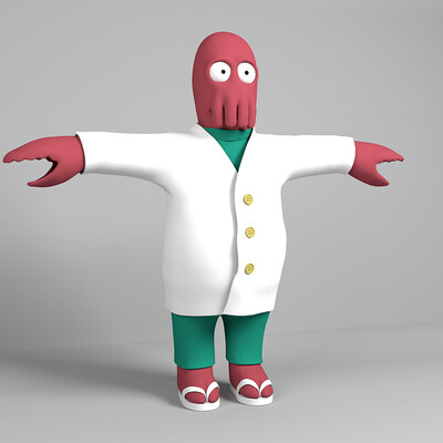 Зойдберг в 3D