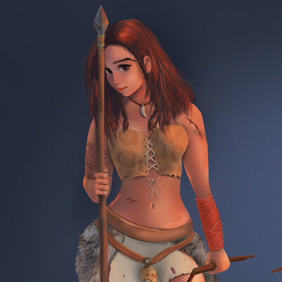 "Дикарка в диком лесу" ("A savage girl in a wild forest")