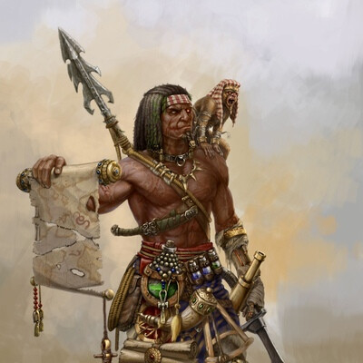 Blind Hremet. Egyptian