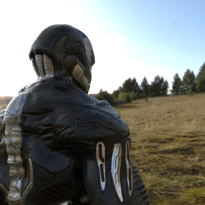 Cyborg in nano suit