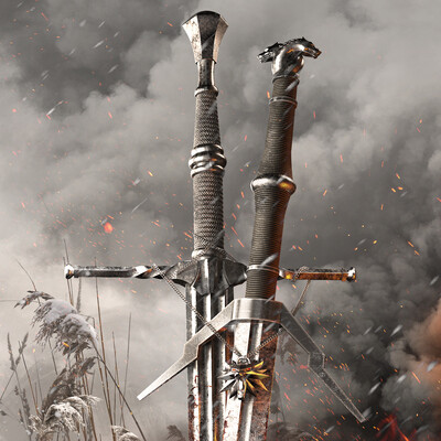 The witcher swords