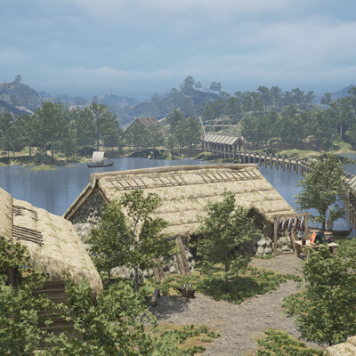 Викинги - визуализация их жизни в UnrealEngine | 4K (Ultra HD)