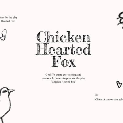Chicken hearted fox