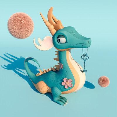 Dragon 3D model
