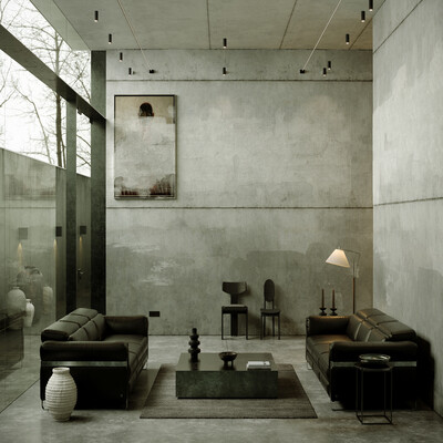 Man`s hut