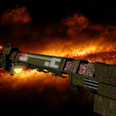 Alien space ship