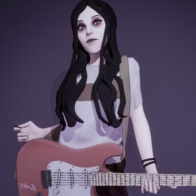 Guitar girl - Puba 24