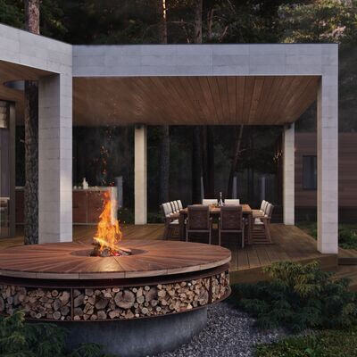 Project 2: Exterior, private spa