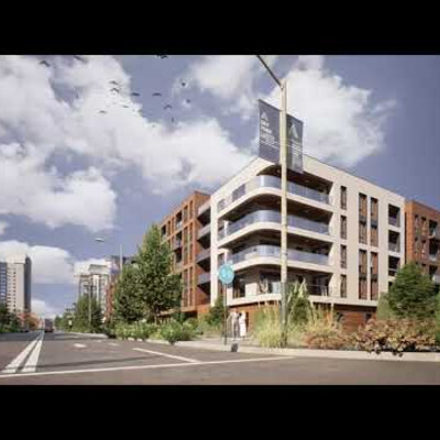 My new job.A sunny residential complex
