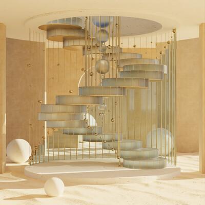 Desert Stairwell