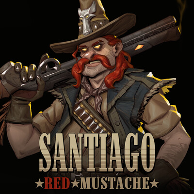 Santiago - Red Mustache