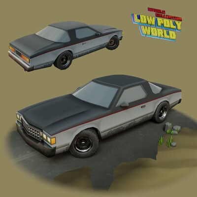 Chevrolet caprise low poly model