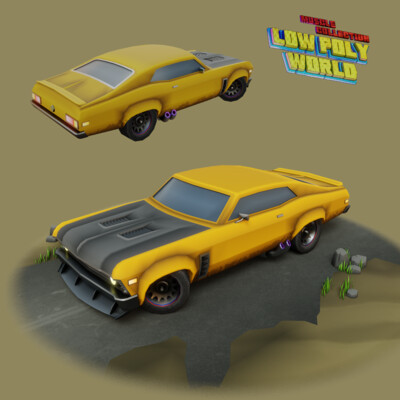 Chevrolet Napalm lowpoly model