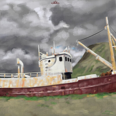 abandoned ship