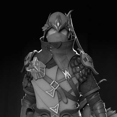 Совиный Ассасин (HP render)