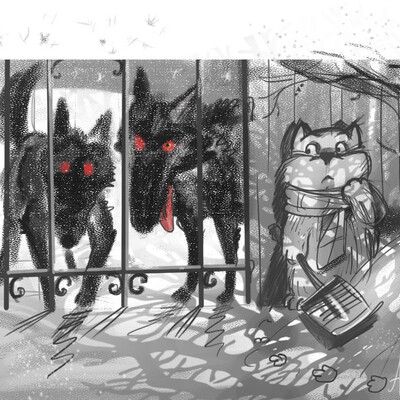 Котя на даче.