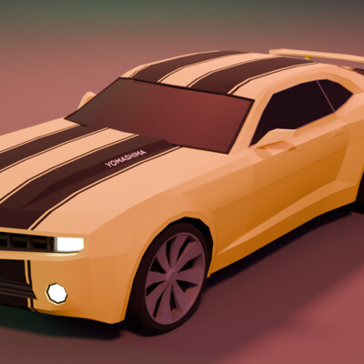 Low-poly casual Chevrolet
