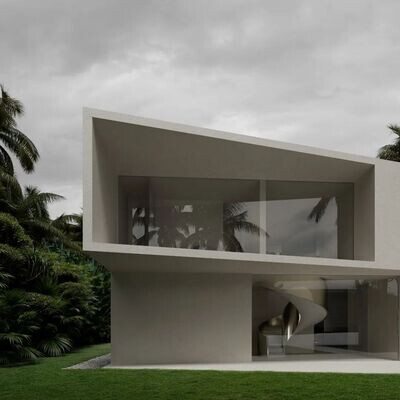 Bali villa 3D visualisation