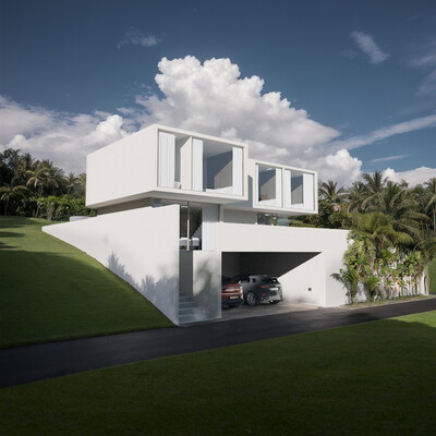 Bali villa 3D visualisation