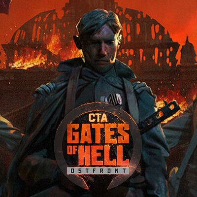 Ключевой арт для игры Gates of Hell ко Дню Победы.
