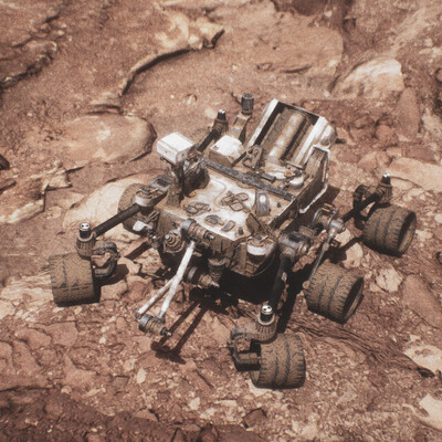Curiosity Rover (game ready model)