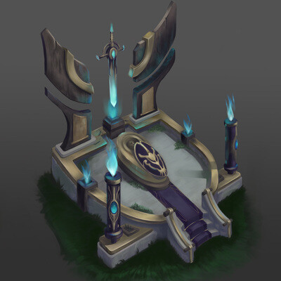 Concept of a Warrior's (Paladin's) Grave
