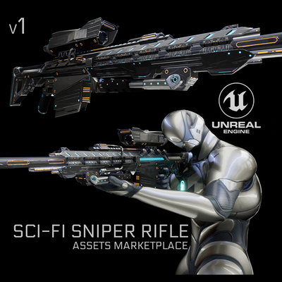 Sci-Fi Barrett Rifle | Снайперская винтовка