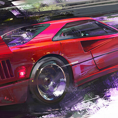 Иллюстрация Ferrari F40