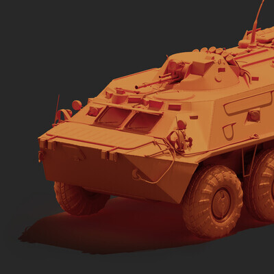BTR-80 Highpoly