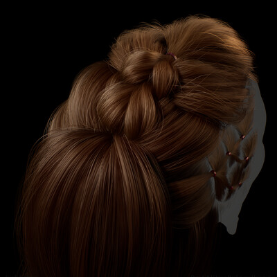 Braided Viking Real-time Hairstyle