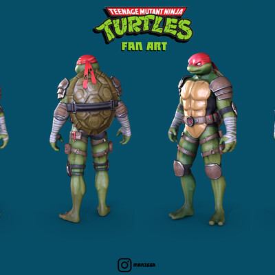TMNT Rafael Stylized | Fortnite Style Fan Art