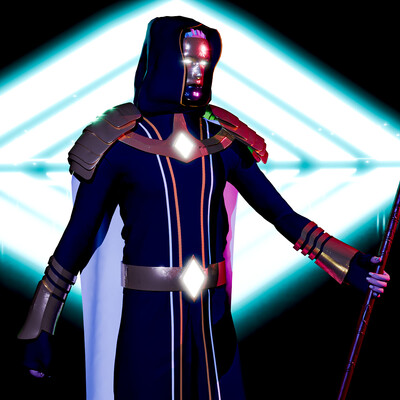 high poly character art