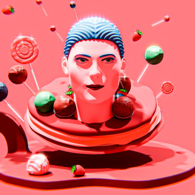 Abstract 3D art